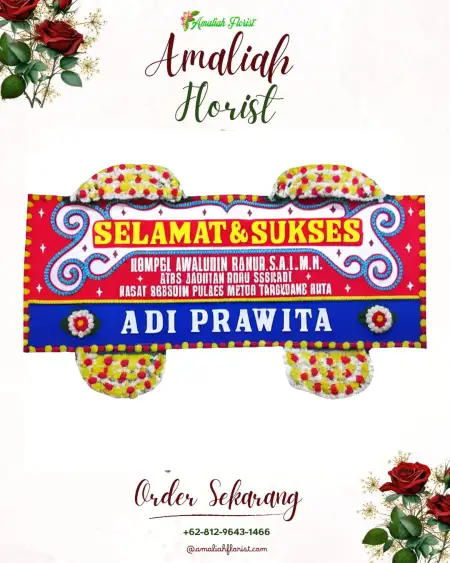 Papan Bunga Ucapan Selamat Kemranggon